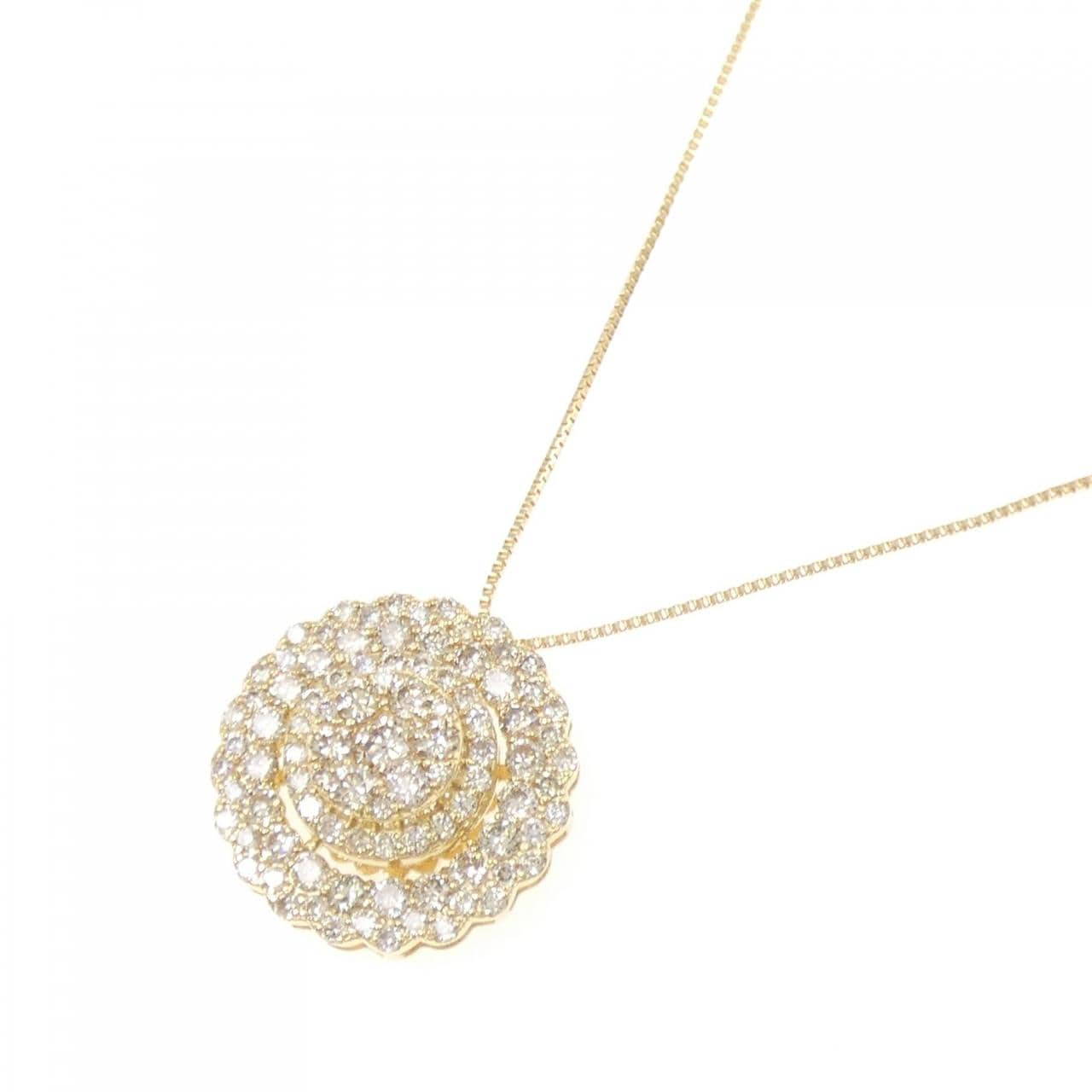 K18YG ダイヤモンド ネックレス 1.00CT