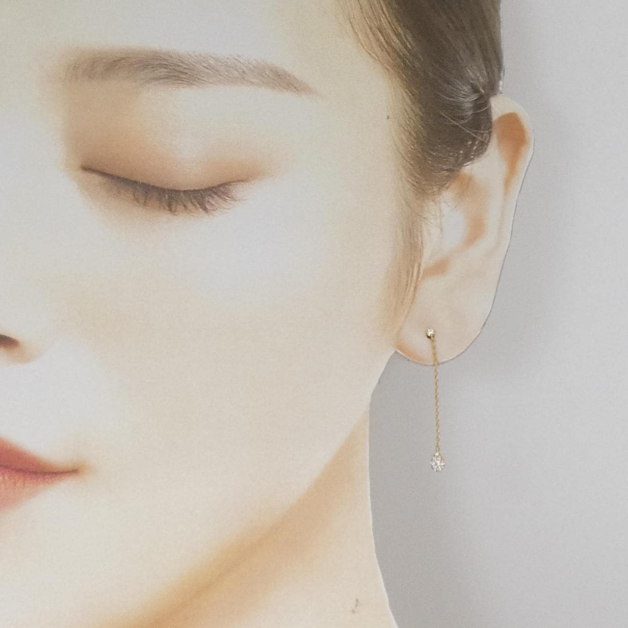 ポンテヴェキオ ダイヤモンド ピアス 0.12CT