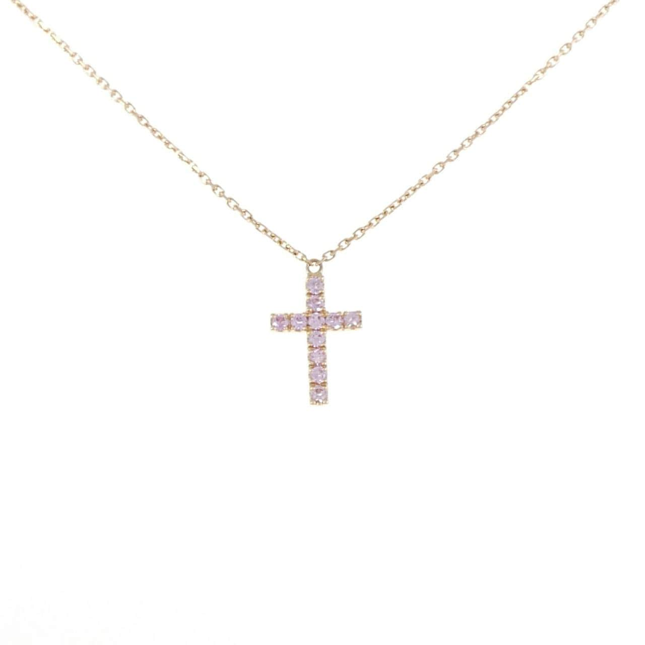 Cartier Cross Sapphire Necklace