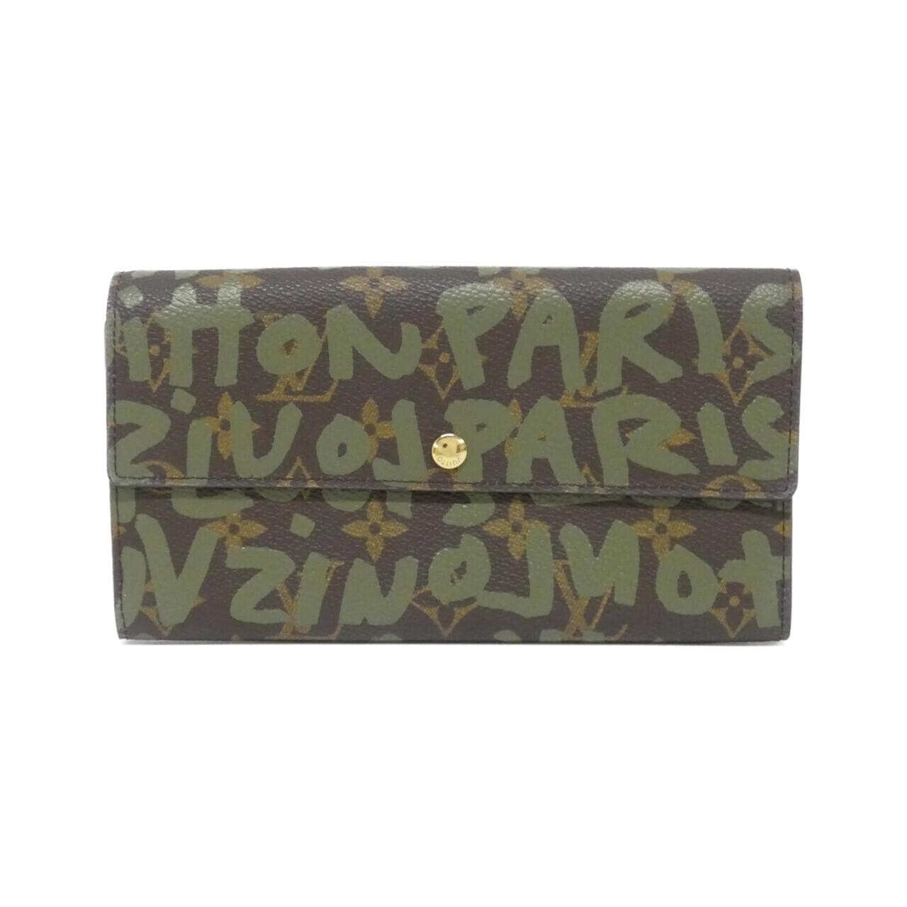 LOUIS VUITTON Monogram Graffiti Porte Monnaie Credit M92188 Wallet