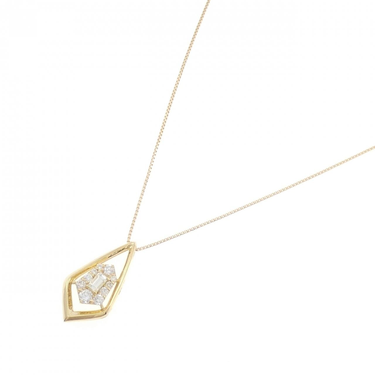 【新品】K18YG ダイヤモンド ネックレス 0.25CT