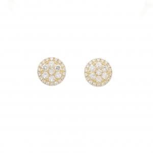 【リメイク】K18YG ダイヤモンド ピアス 0.60CT
