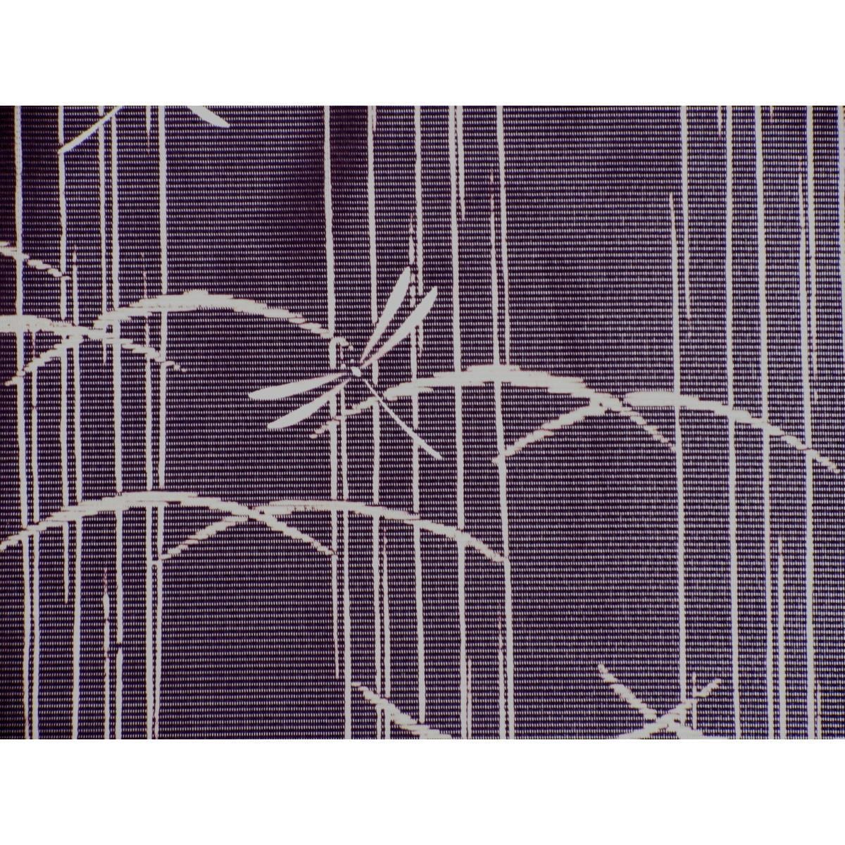 化繊　単衣　絽織小紋