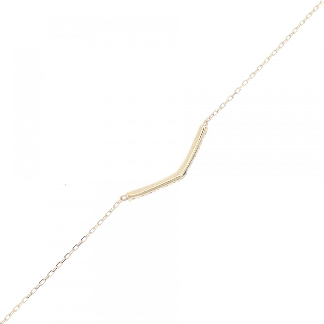 【リメイク】K10YG ダイヤモンド ブレスレット 0.18CT