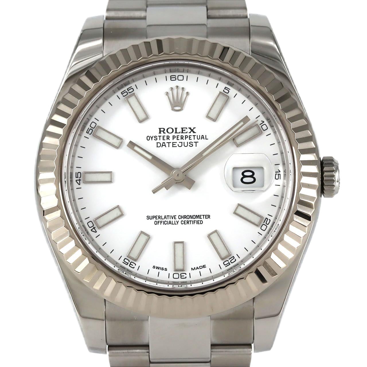 ロレックス デイトジャストⅡ 116334 SSxWG 自動巻 ランダム番