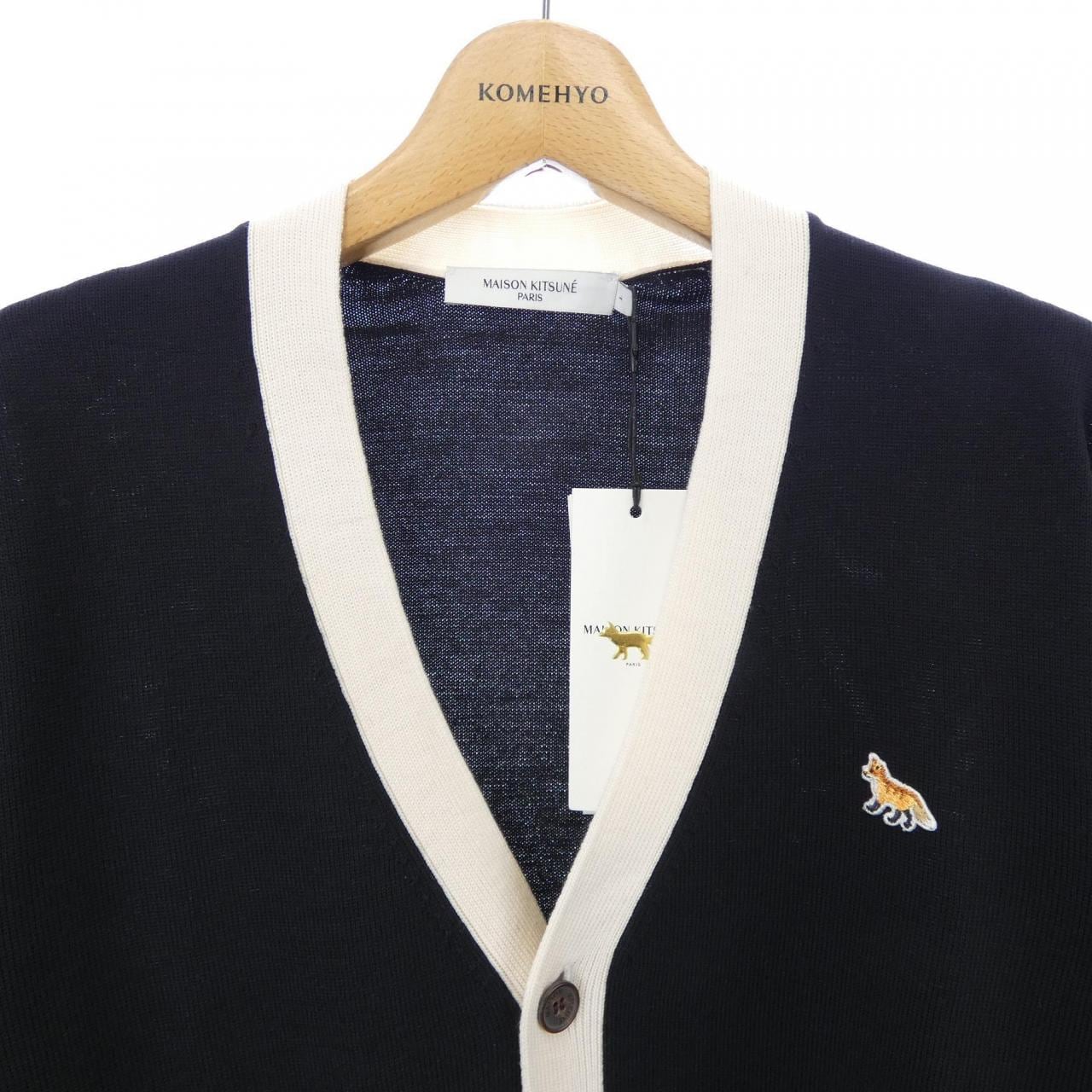 メゾンキツネ MAISON KITSUNE HU00542KT1036 カーディガン