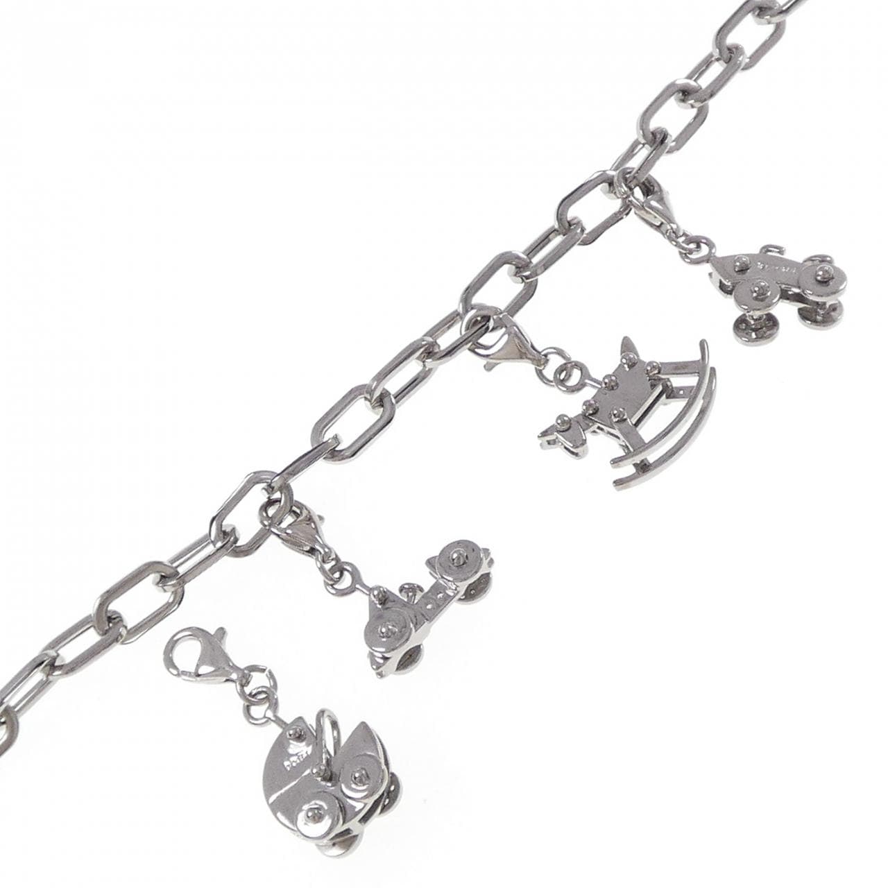 K18WG ダイヤモンド ブレスレット 0.31CT