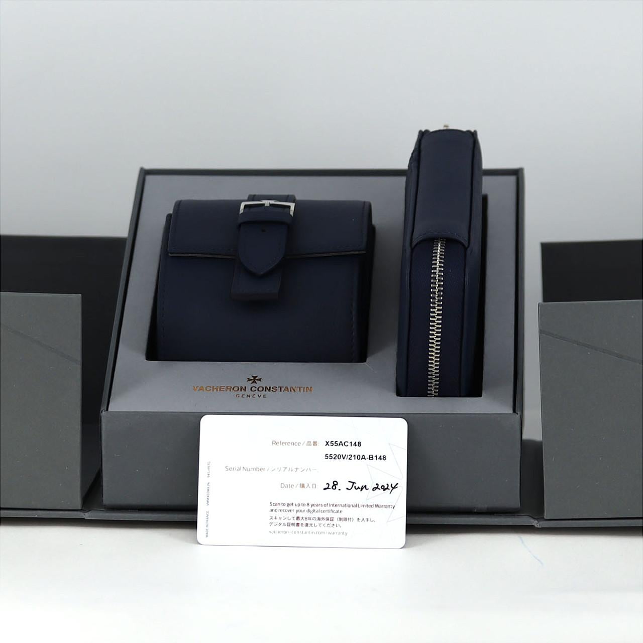 ヴァシュロン･コンスタンタン オーヴァーシーズクロノグラフ 5520V/210A-B148 SS 自動巻