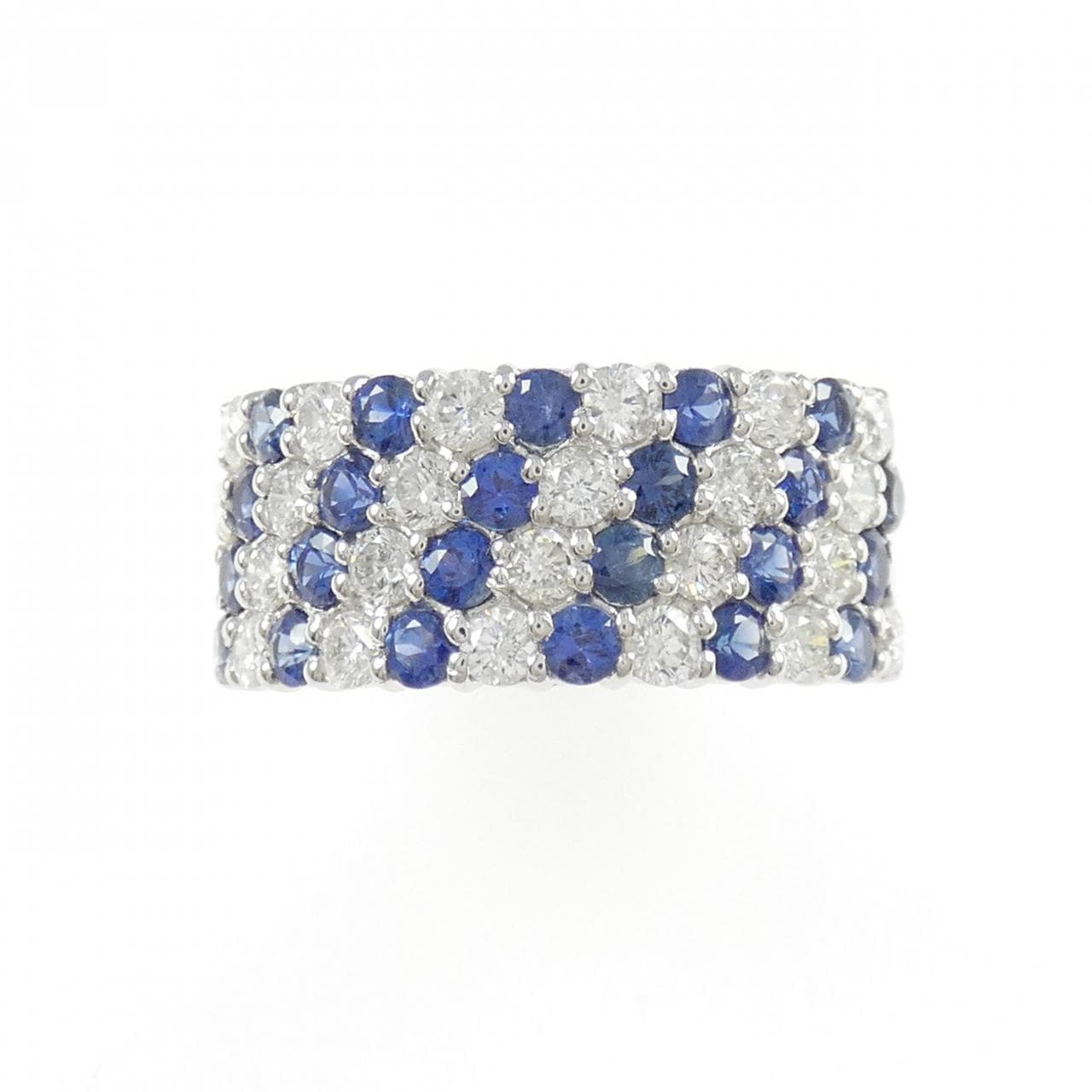 K18WG サファイヤ リング 1.13CT