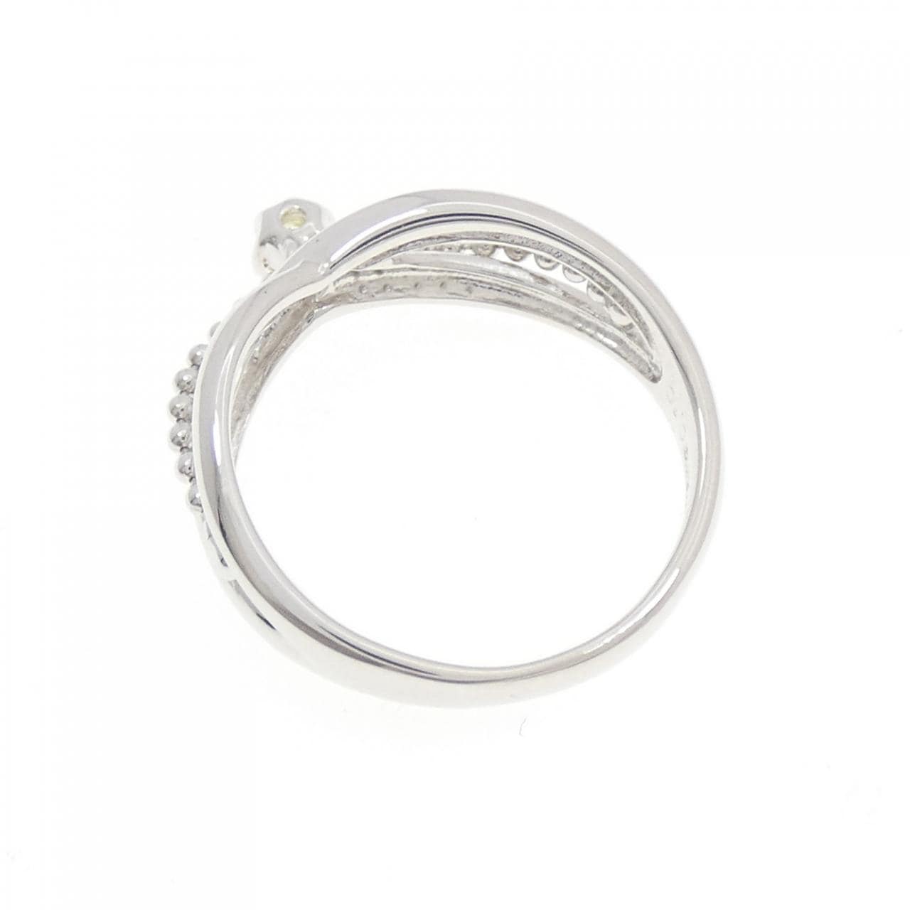 K18WG ダイヤモンド リング 0.10CT