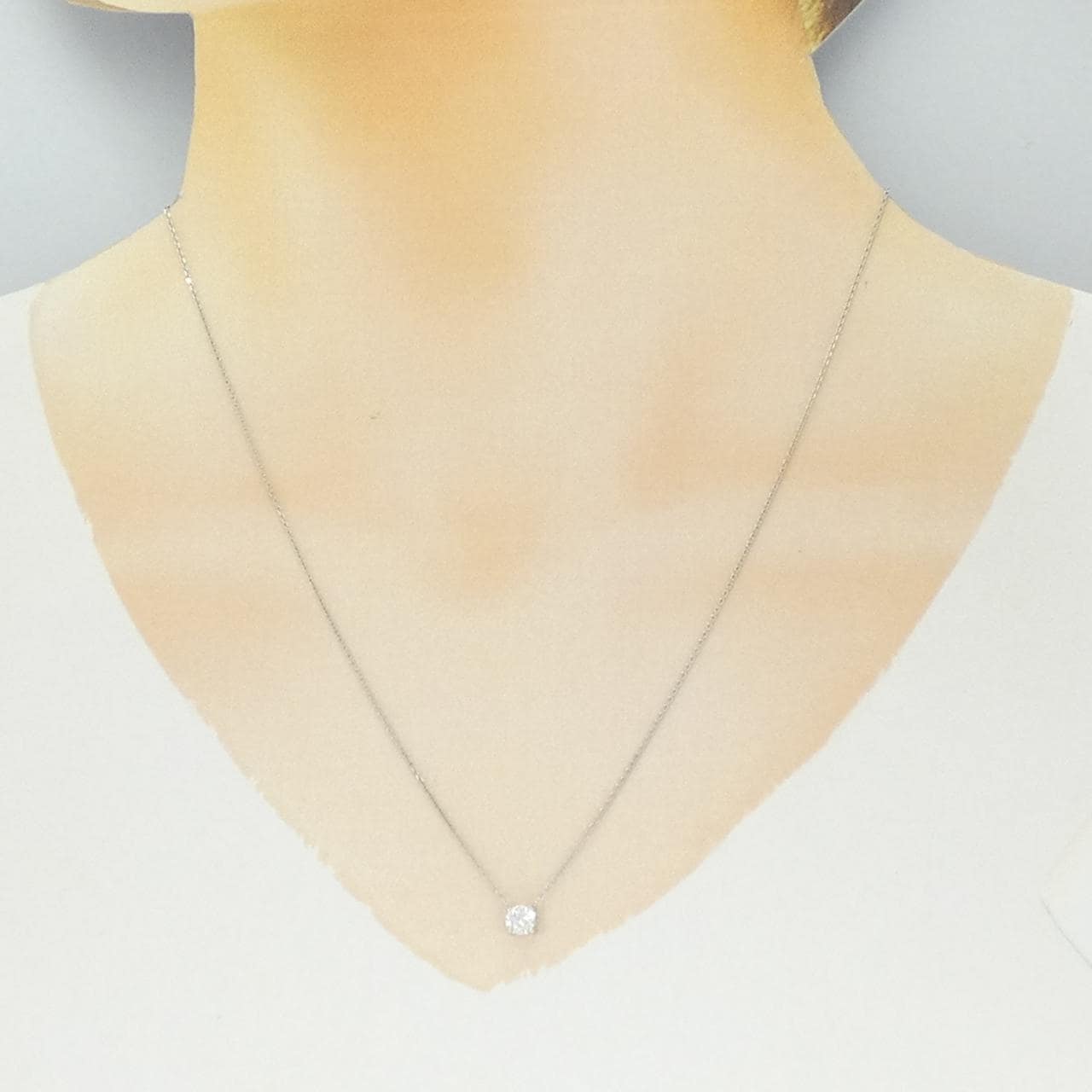 PT900/PT850 ダイヤモンド ネックレス 0.31CT D VS2 3EXT