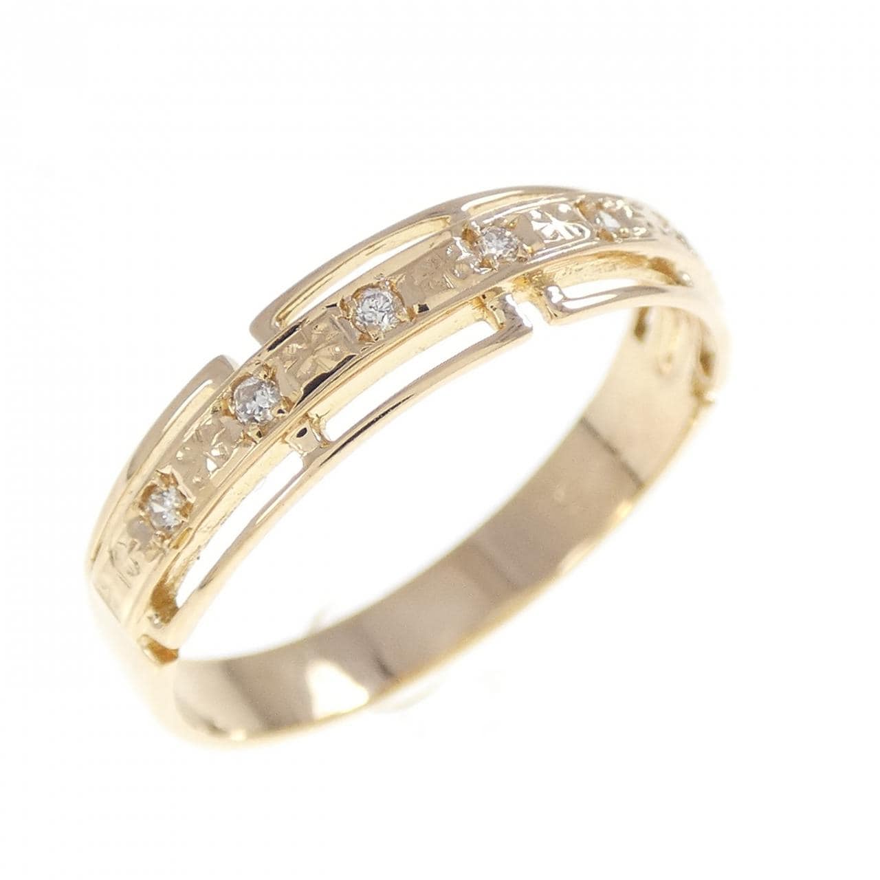 K18YG ダイヤモンド リング 0.05CT