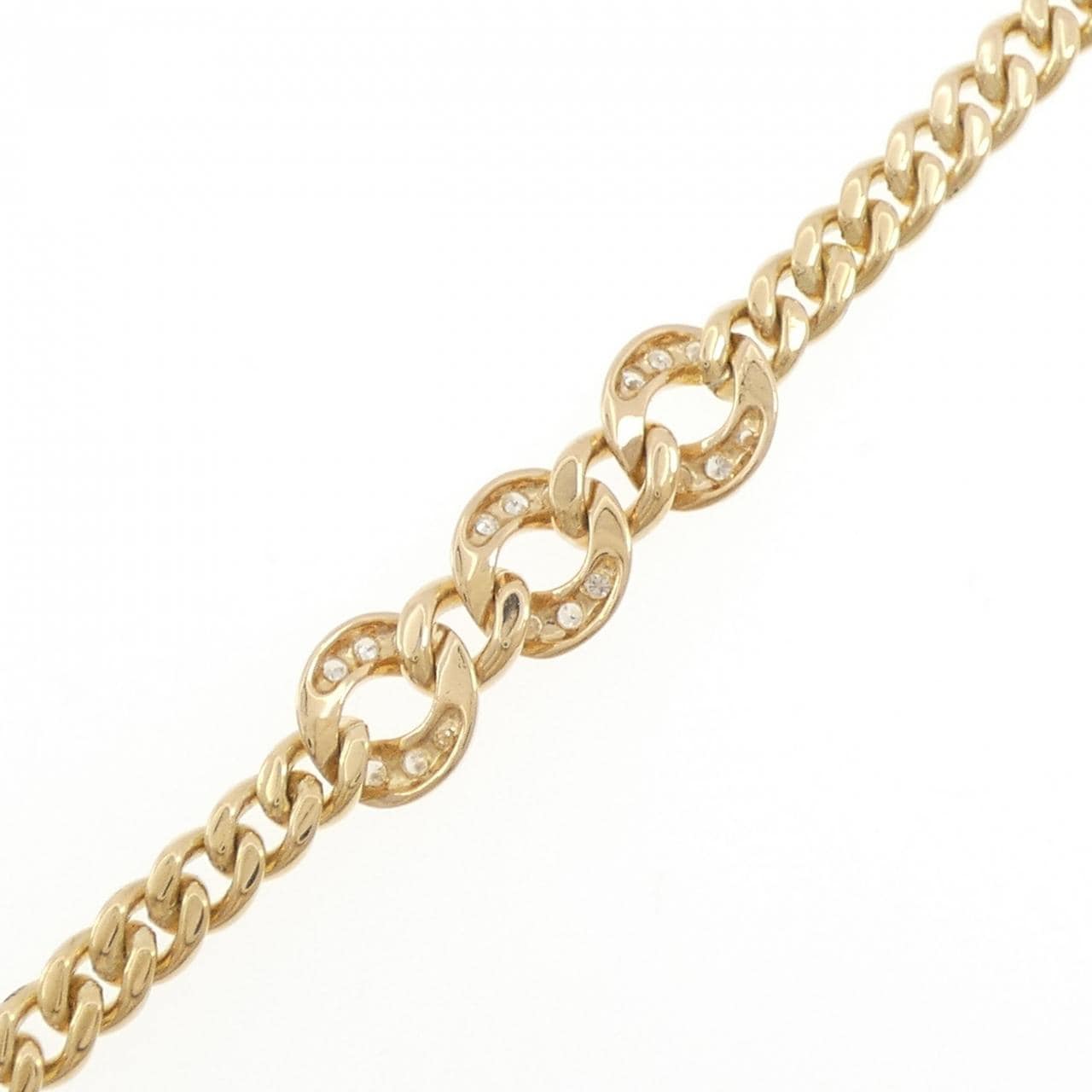 K18YG ダイヤモンド ブレスレット 0.24CT