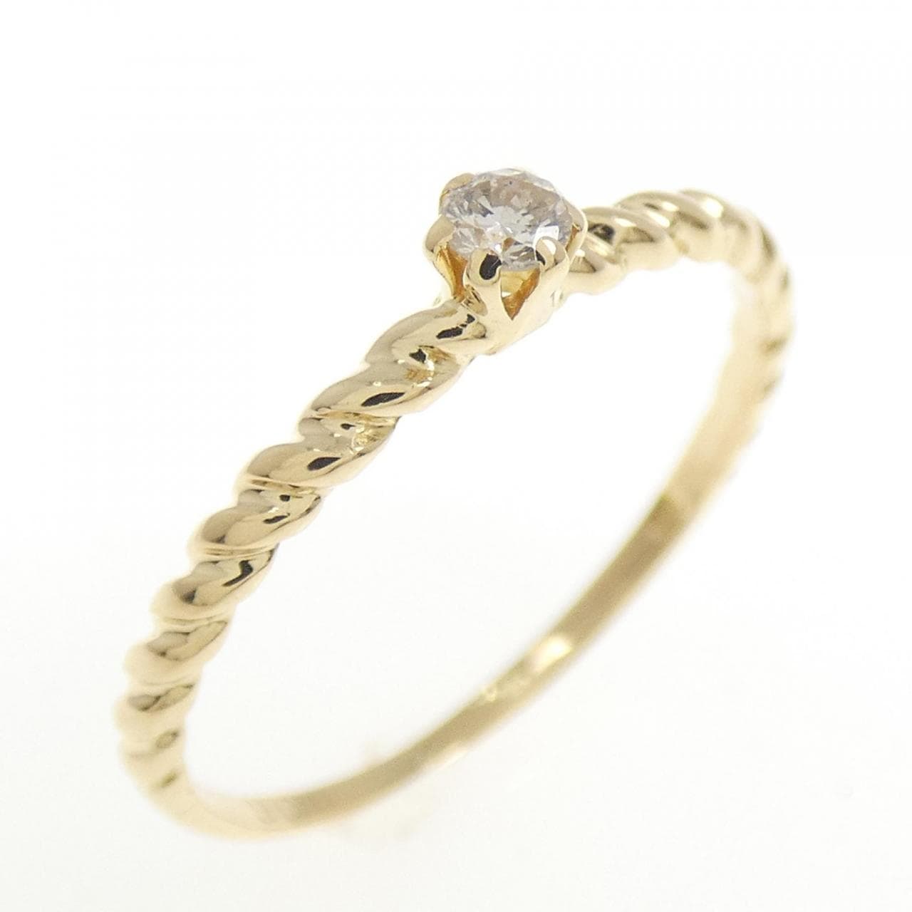 K18YG ダイヤモンド リング 0.06CT