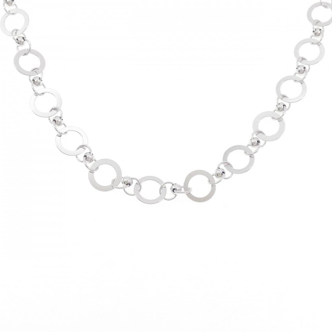 K18WG ネックレス