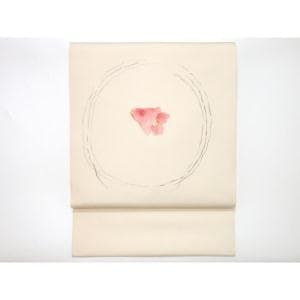 名古屋帯　塩瀬染帯　友禅加工