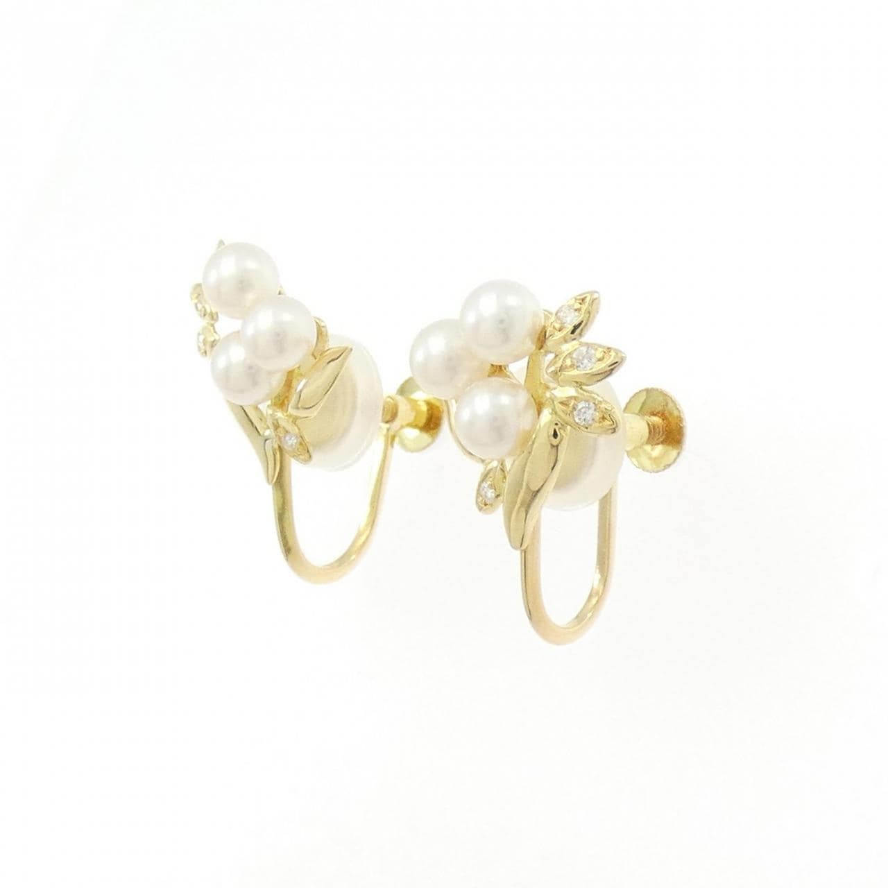 K18YG アコヤパール イヤリング