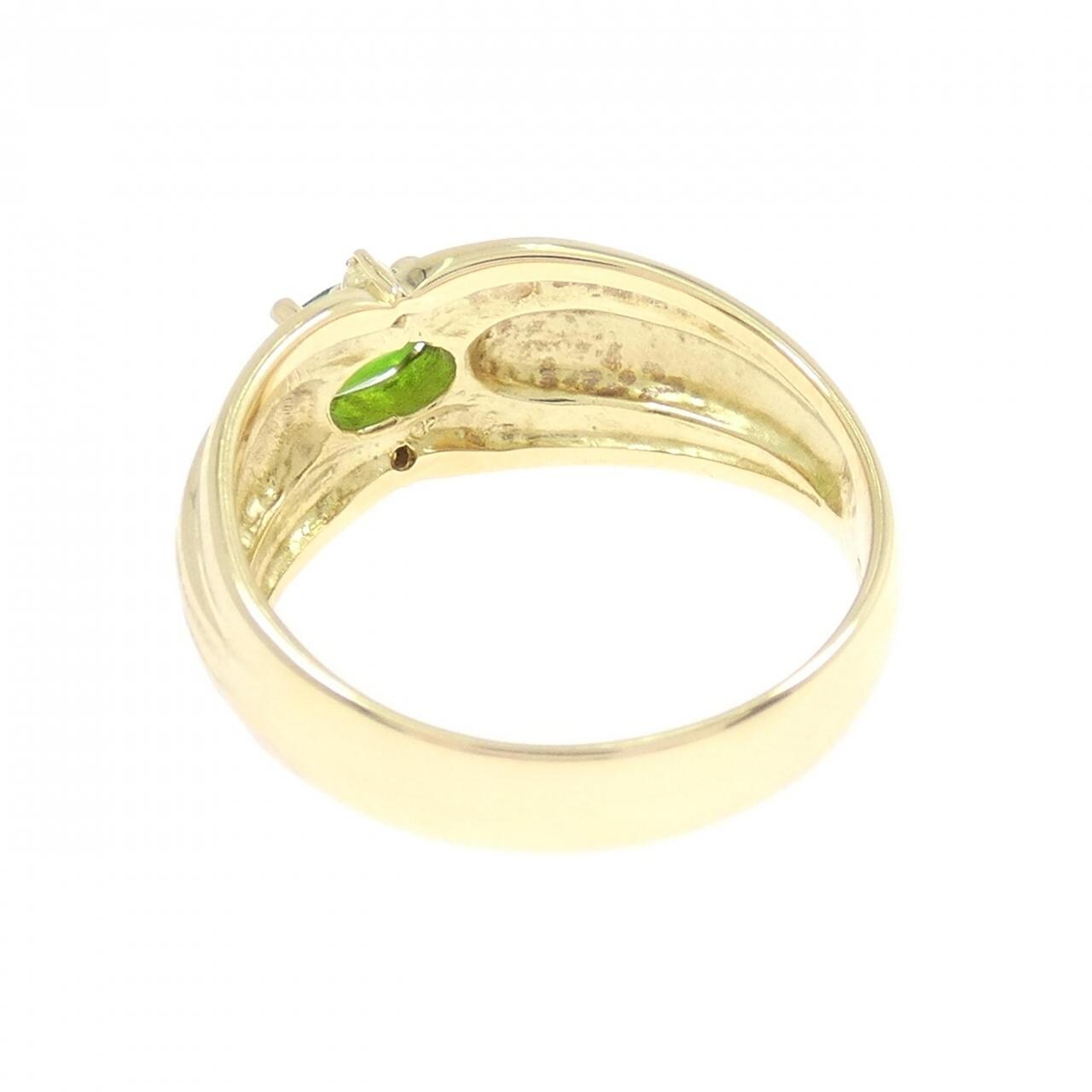 K18YG ダイオプサイト リング