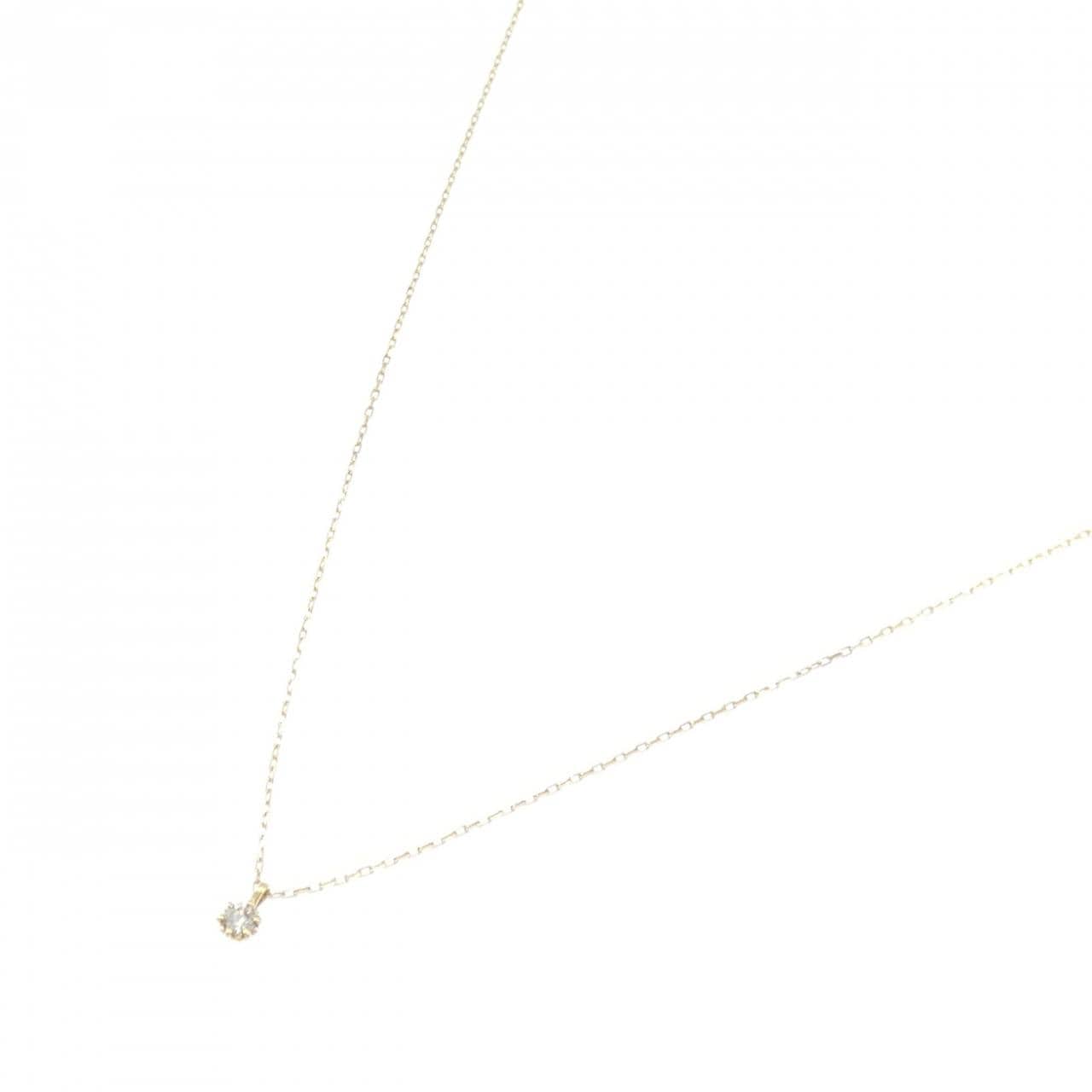 アガット ダイヤモンド ネックレス 0.05CT