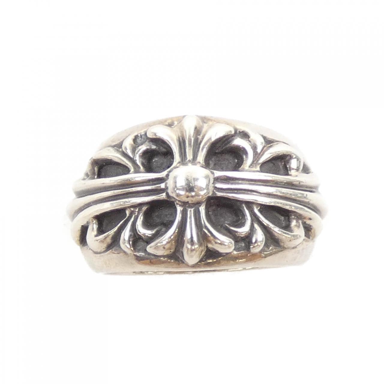 クロムハーツ CHROME HEARTS FLORAL CROSS 2356 304 0500 RING
