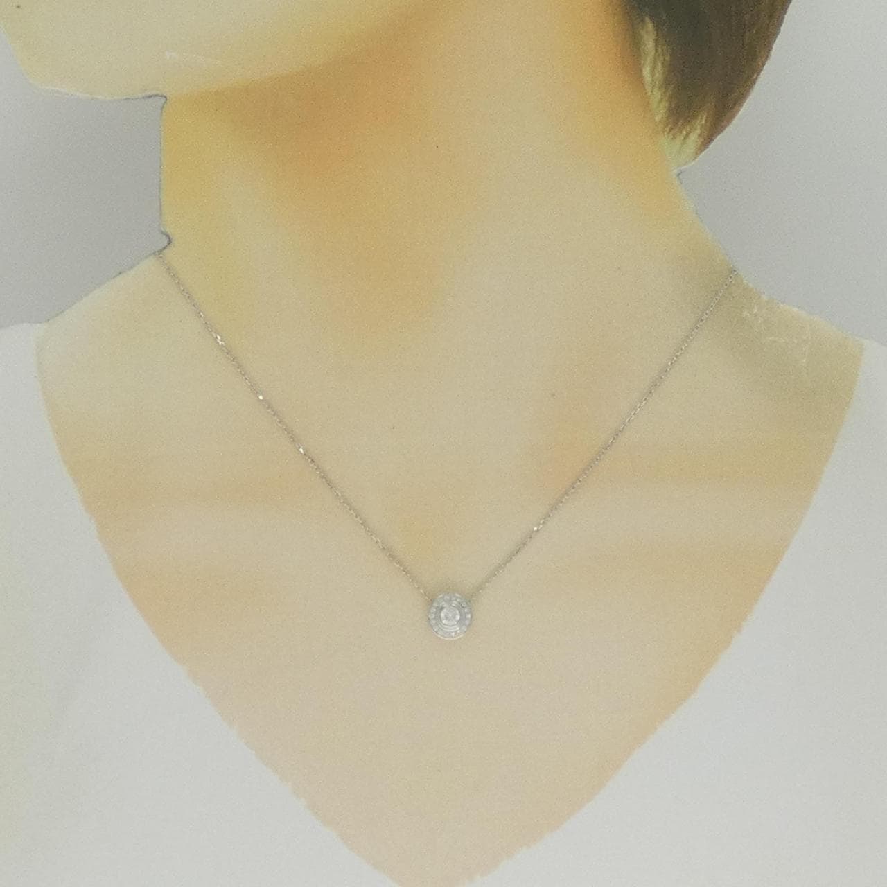カルティエ ダムール ネックレス 0.21CT D VS1 EXT