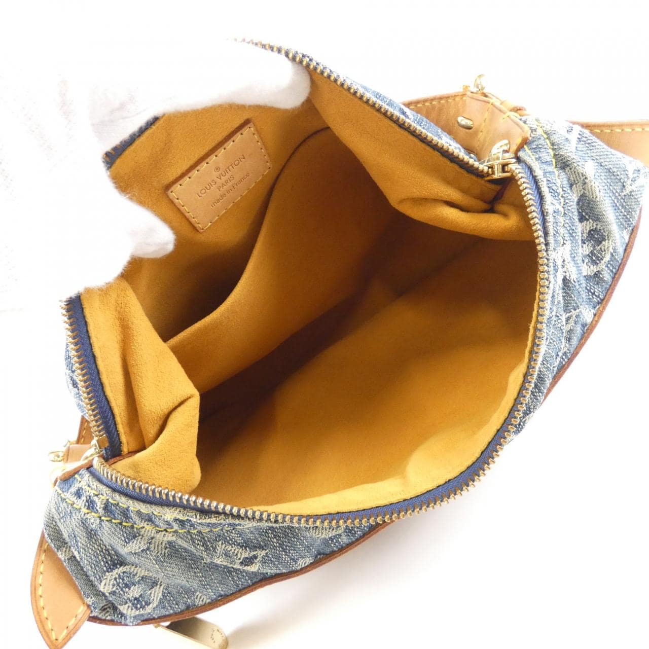 LOUIS VUITTON Monogram Denim Baggy PM M95049 單肩包