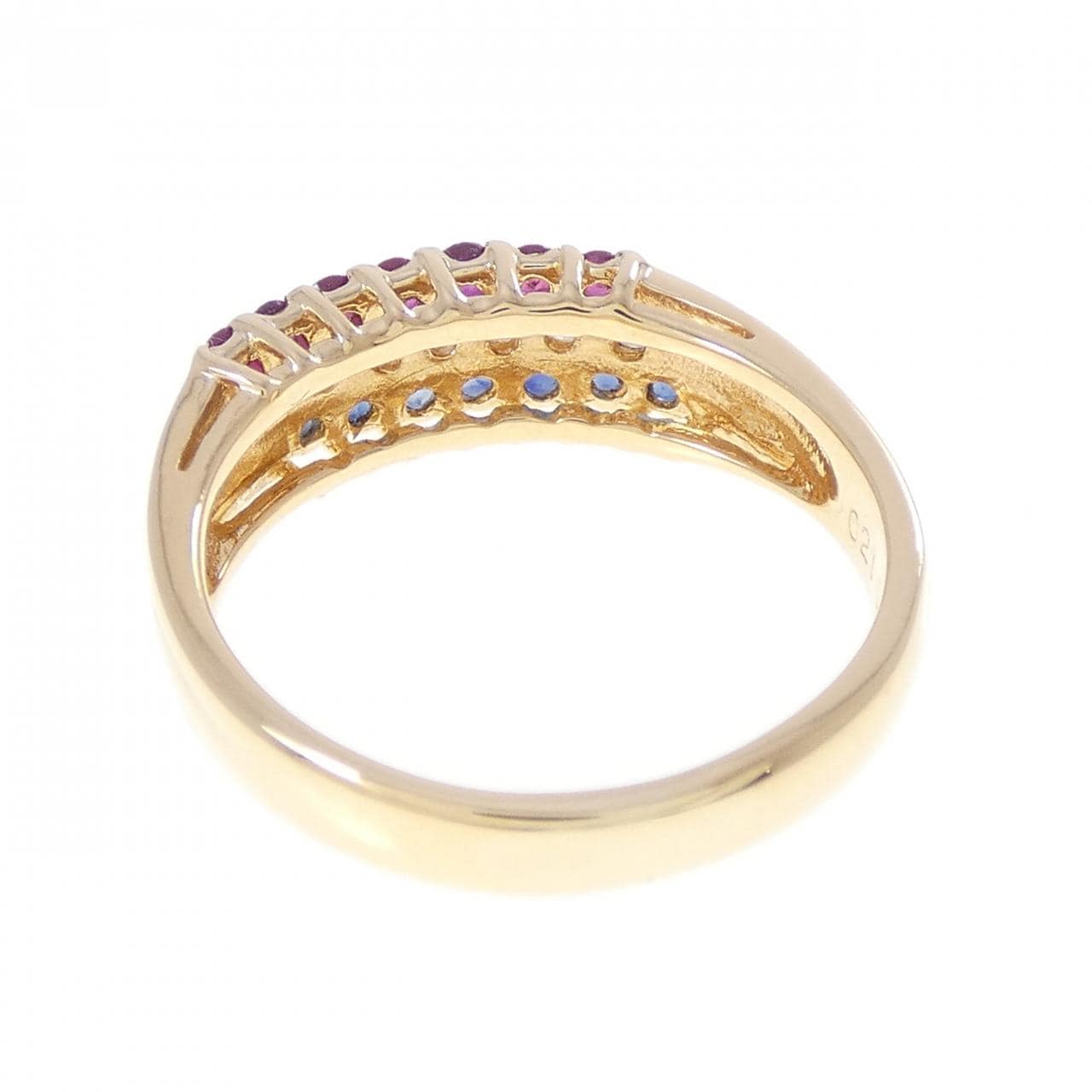 K18YG カラーストーン リング