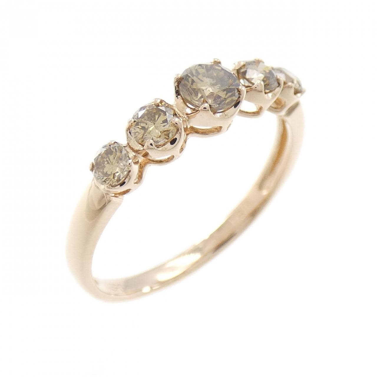 K18PG ダイヤモンド リング 0.50CT