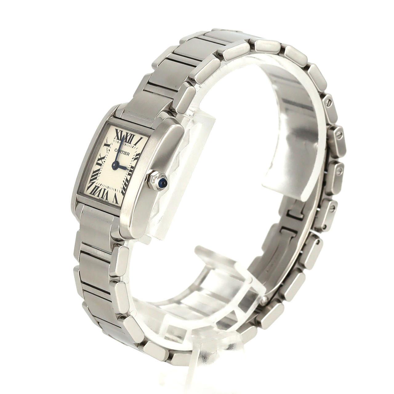 カルティエ タンクフランセーズSM W51008Q3 SS クォーツ