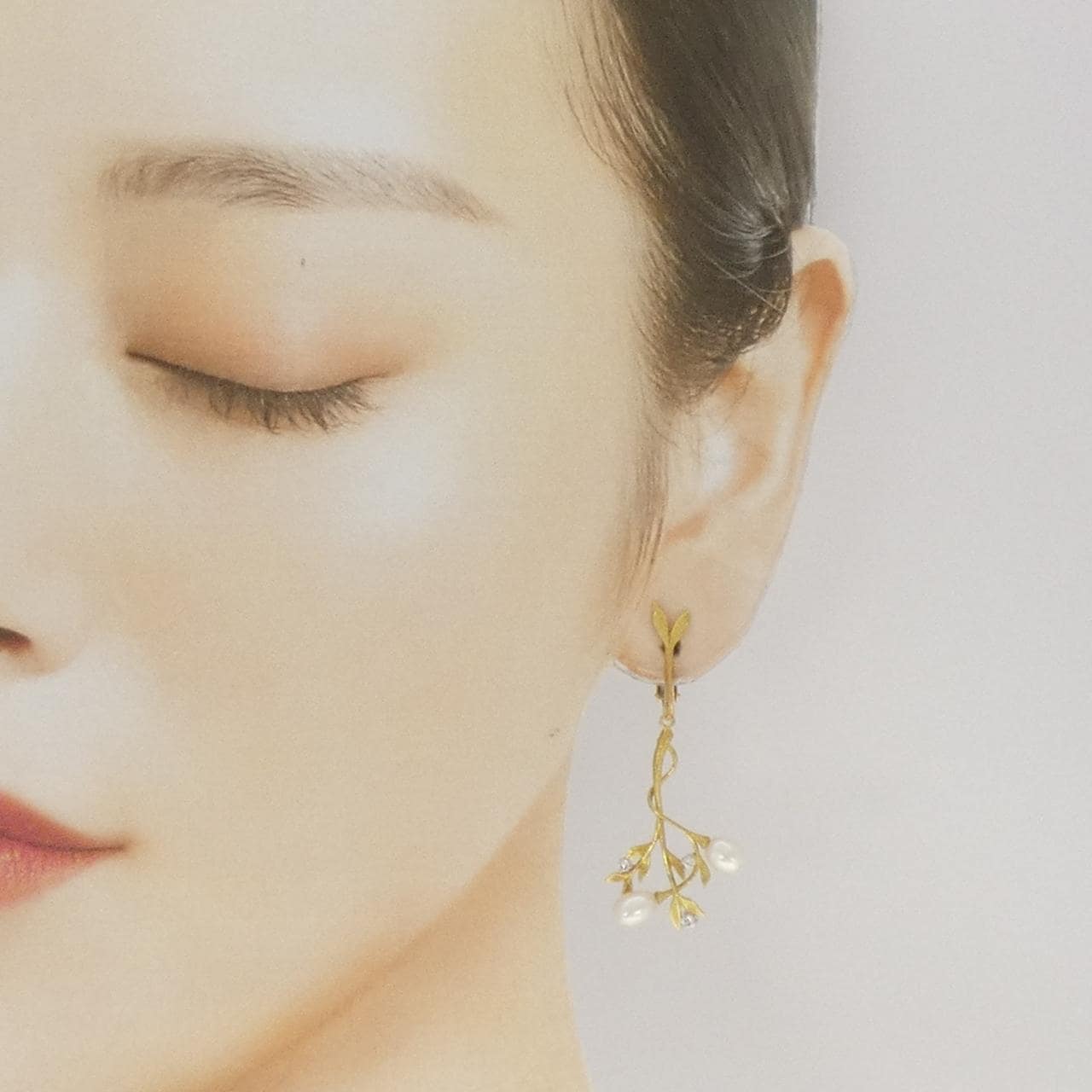 ナカジマ クニオ 淡水パール イヤリング