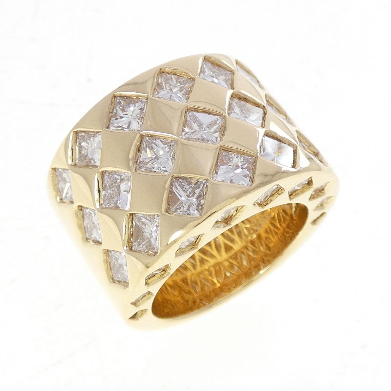 K18YG ダイヤモンド リング 5.29CT