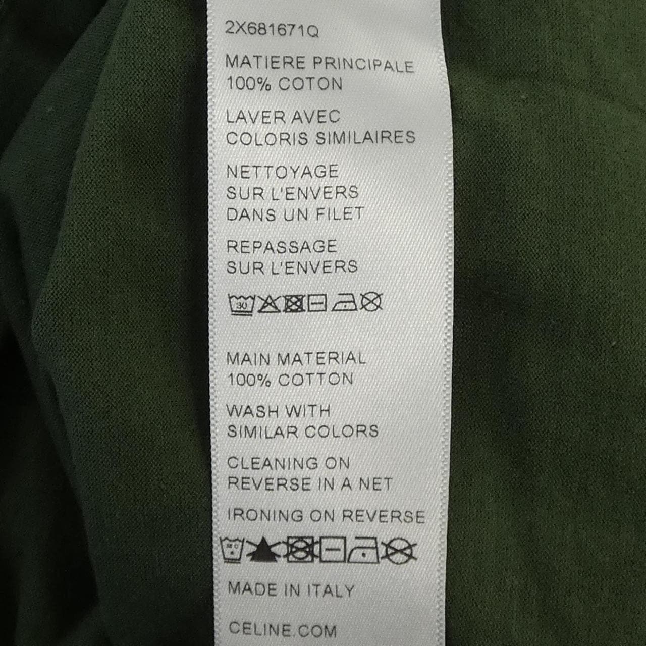セリーヌ CELINE CELINE ルーズTシャツ 2X681671Q Tシャツ
