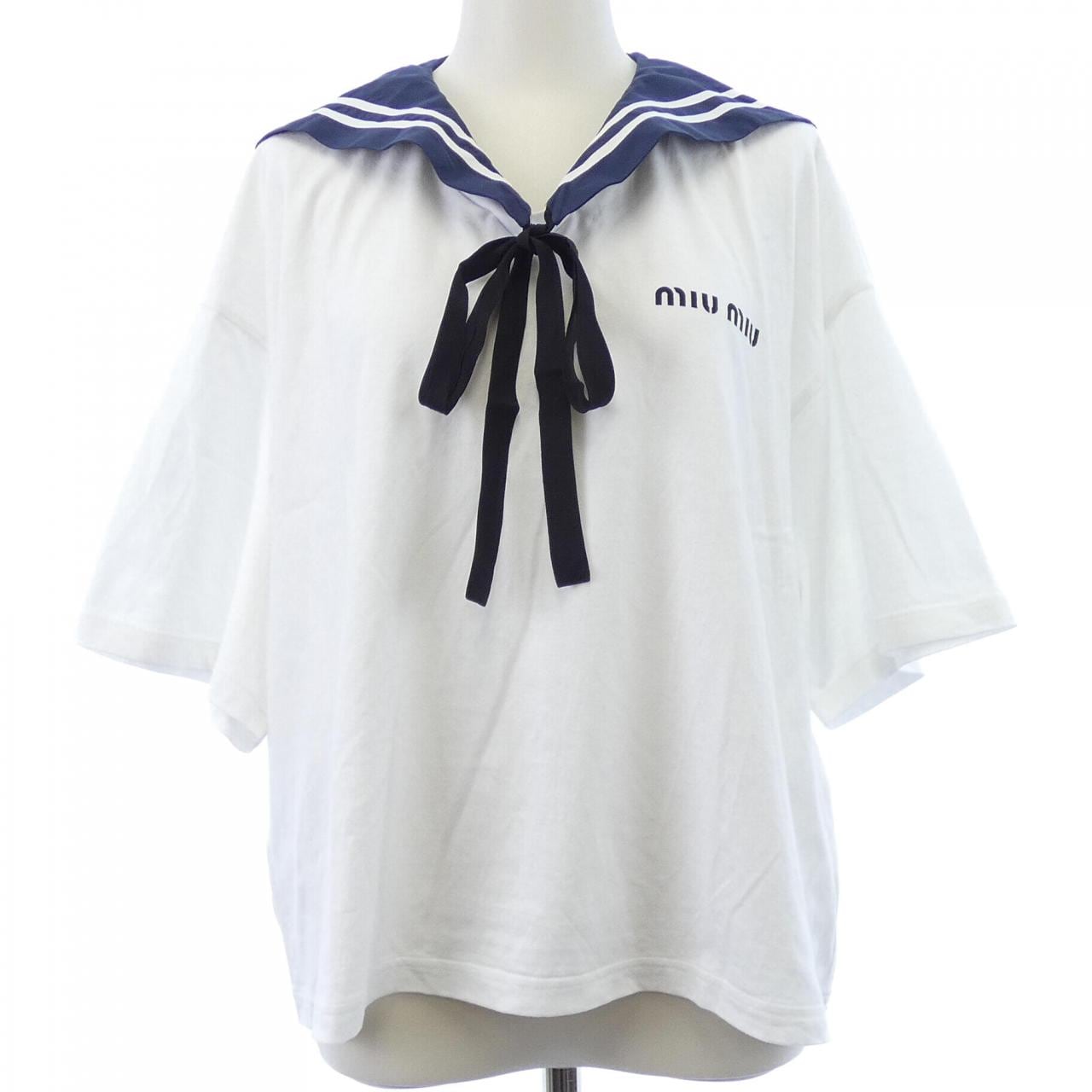 ミュウミュウ MIU MIU MJN309 1ZFY Tシャツ