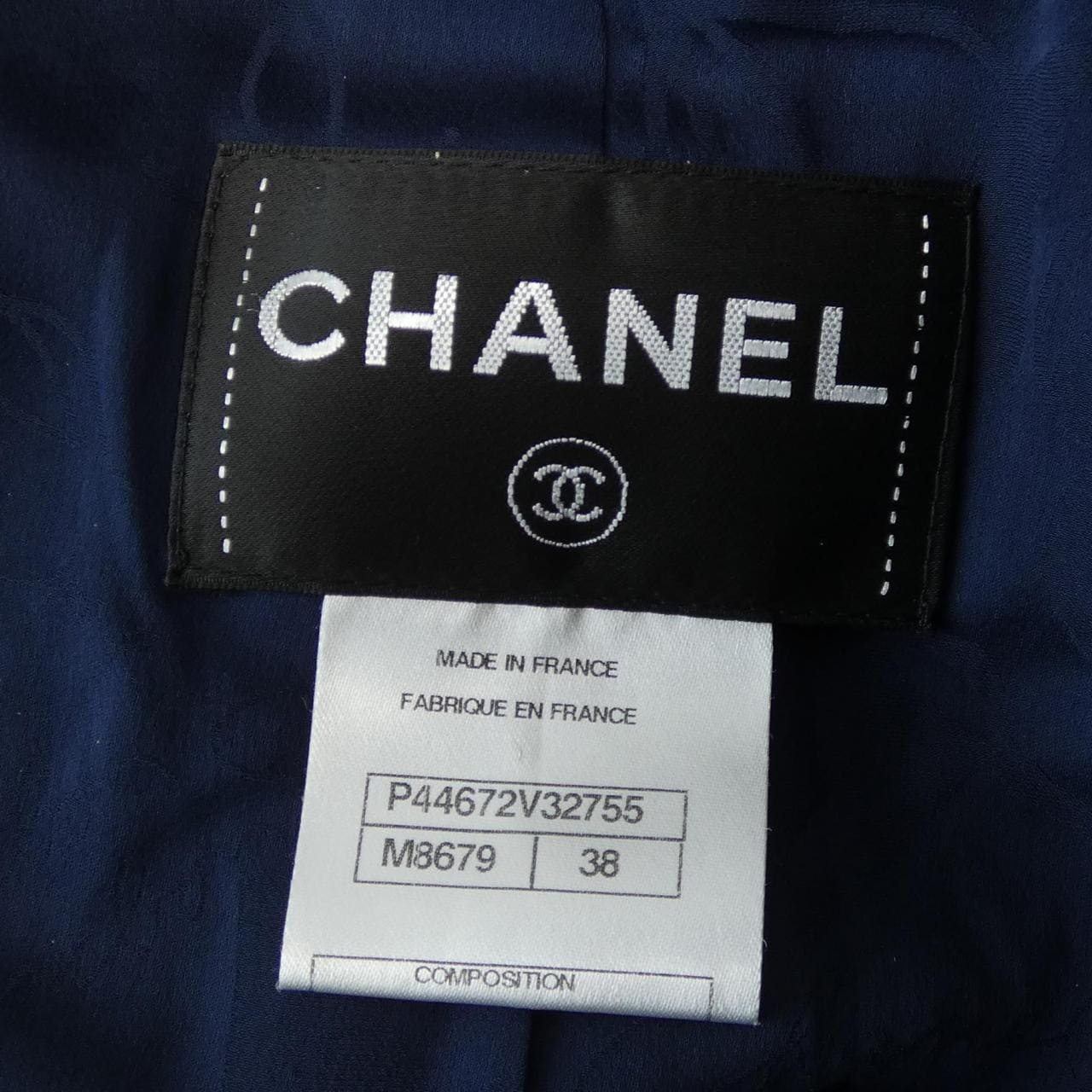 シャネル CHANEL P44672V32755 ノーカラージャケット