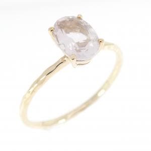 K10YG ローズクオーツ リング 0.72CT