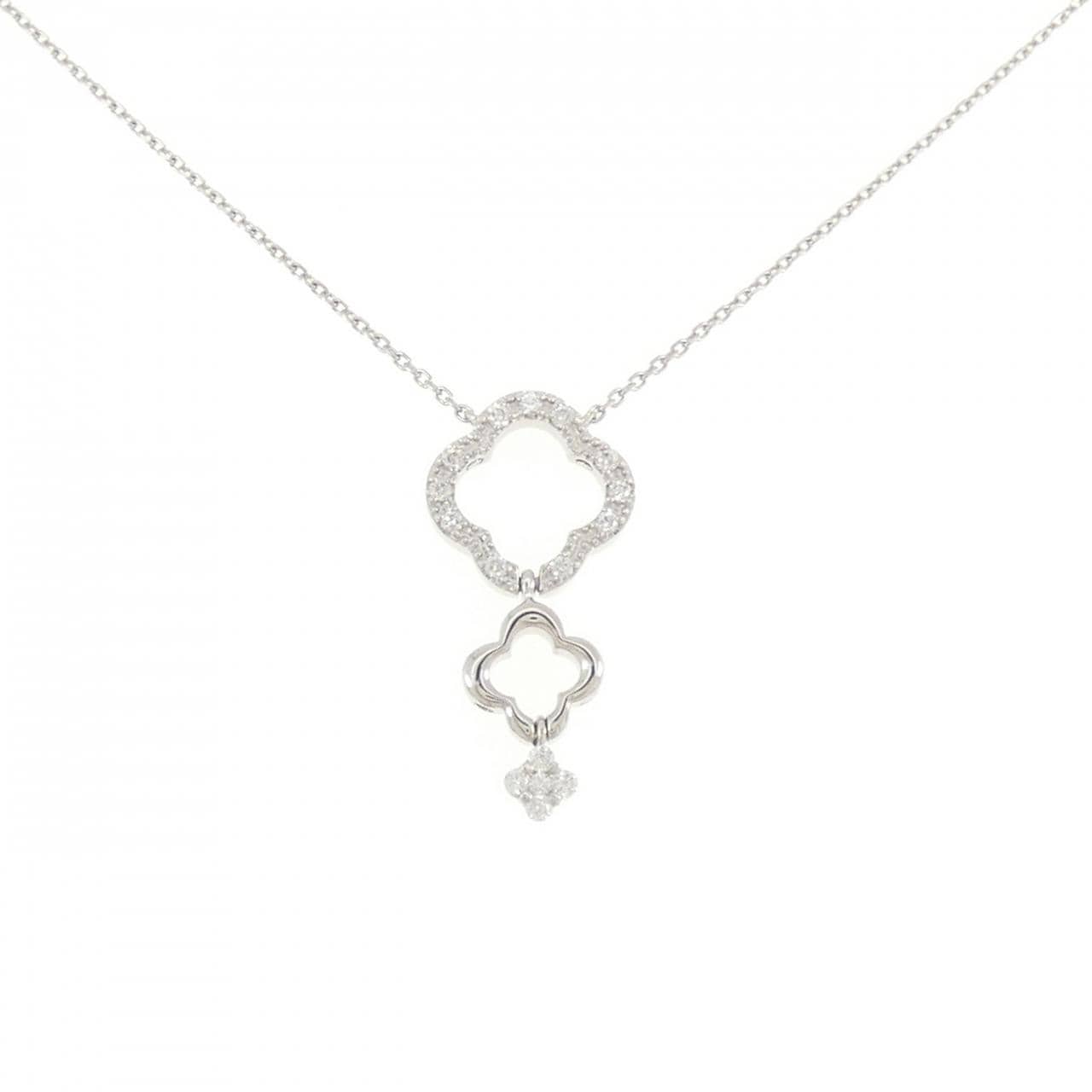 PT900/PT850 ダイヤモンド ネックレス 0.16CT