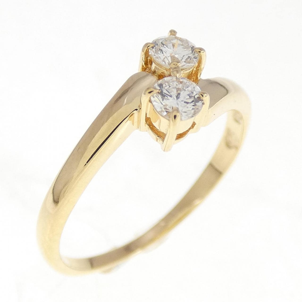 K18YG ダイヤモンド リング 0.20CT