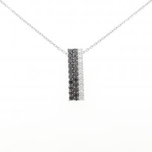 K18WG ダイヤモンド ネックレス 0.70CT