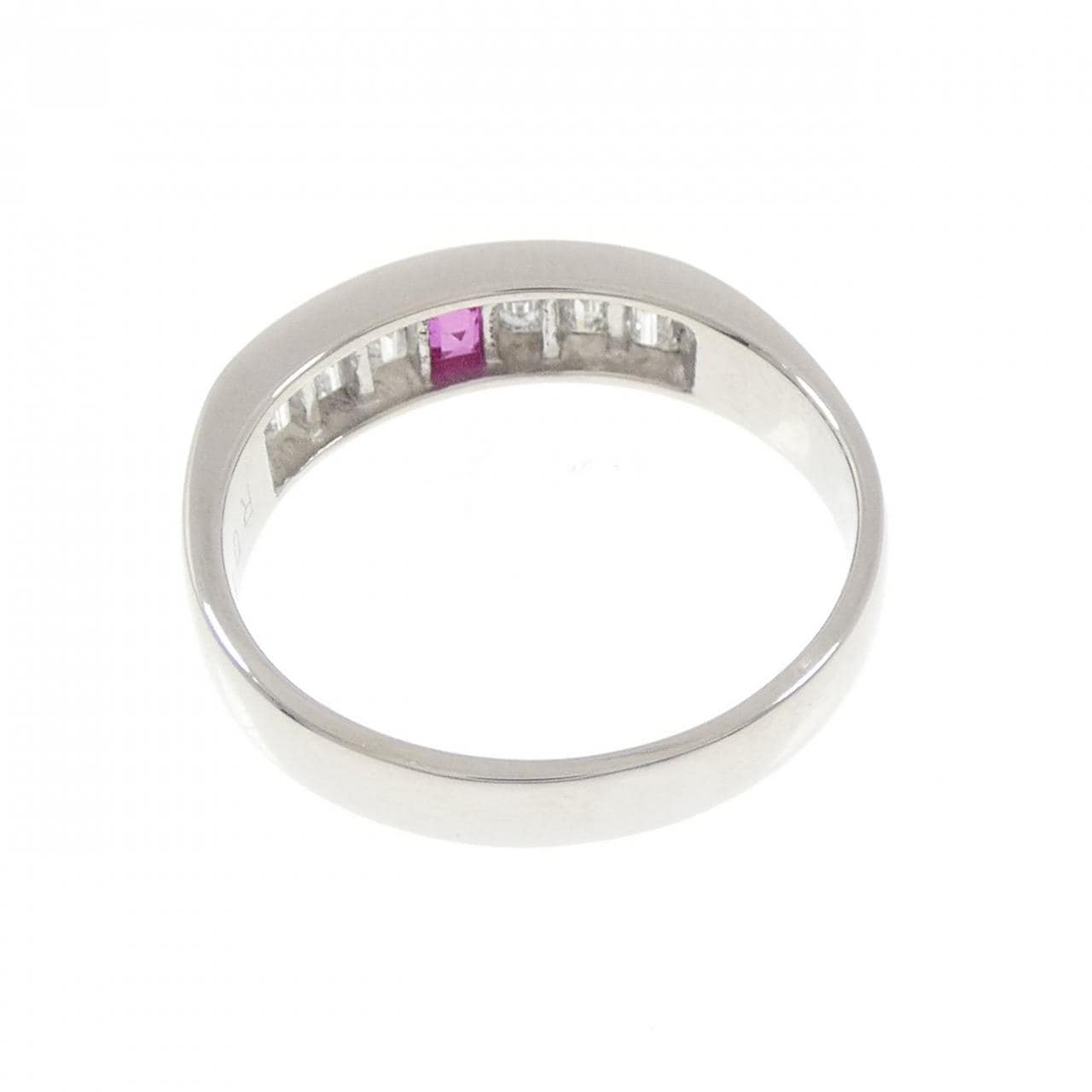 PT900 ルビー リング 0.18CT