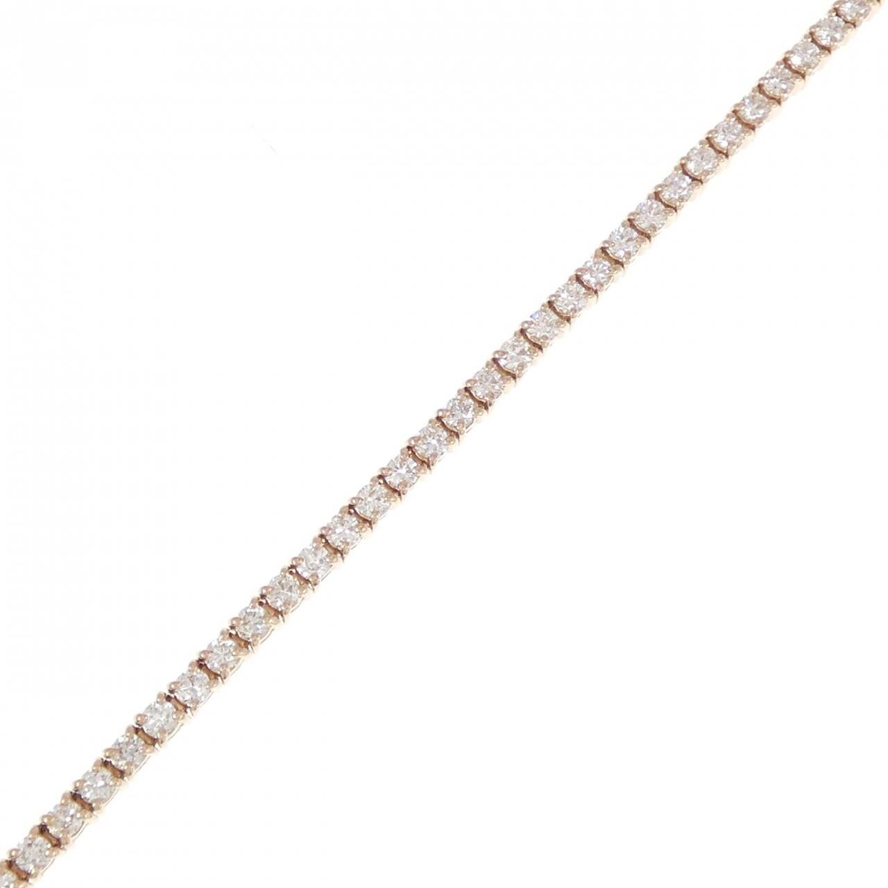 K18PG ダイヤモンド ブレスレット 2.00CT