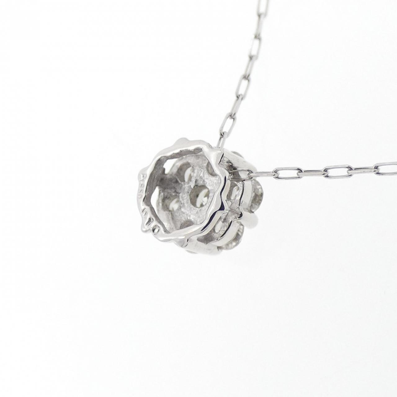 [BRAND NEW] PT950/PT900 Flower Diamond Necklace 0.10