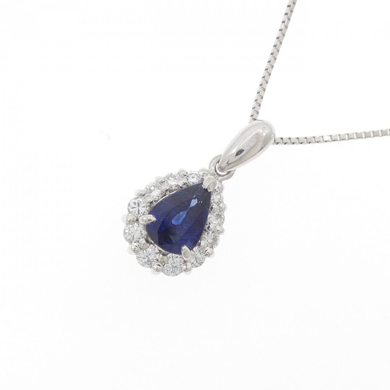 PT900/PT850 サファイヤ ネックレス 0.83CT