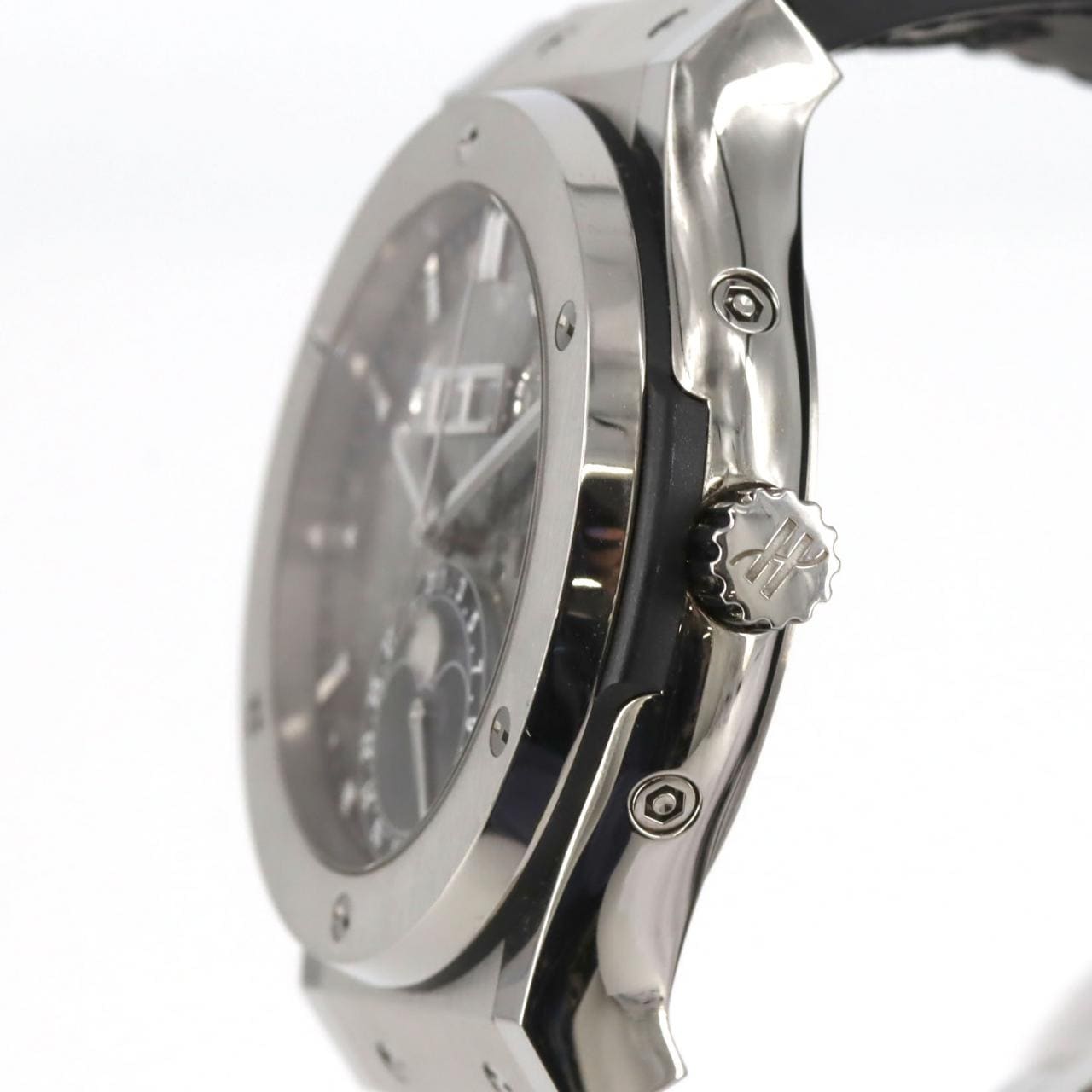 ウブロ クラシックフュージョンアエロフュージョンムーンフェイズチタニウム 517.NX.0170.LR TI 自動巻