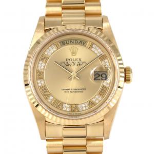 ロレックス デイデイト 18238MR YG 自動巻 T番