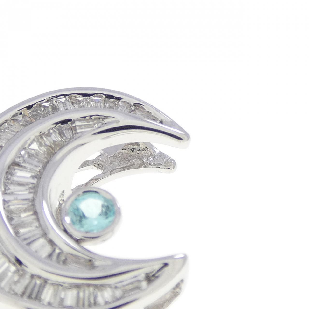 K18WG ムーン トルマリン ペンダント