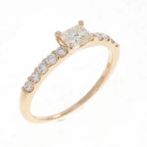 K18PG ダイヤモンド リング 0.346CT