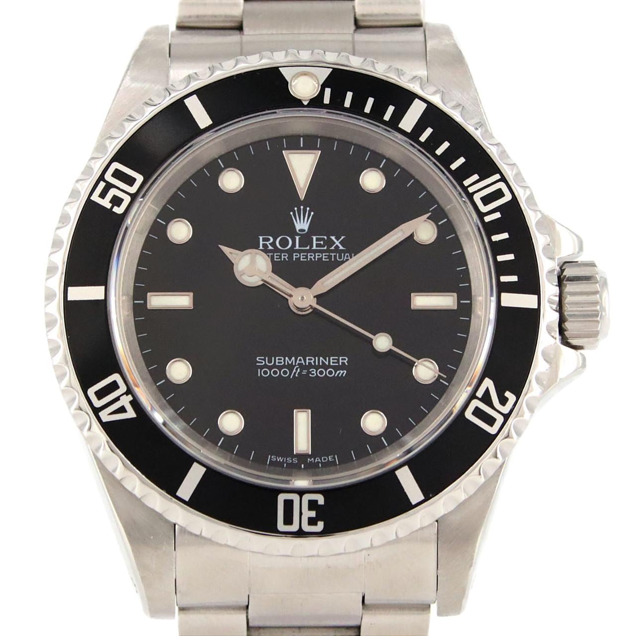 ロレックス サブマリーナーノンデイト 14060 SS 自動巻 X番