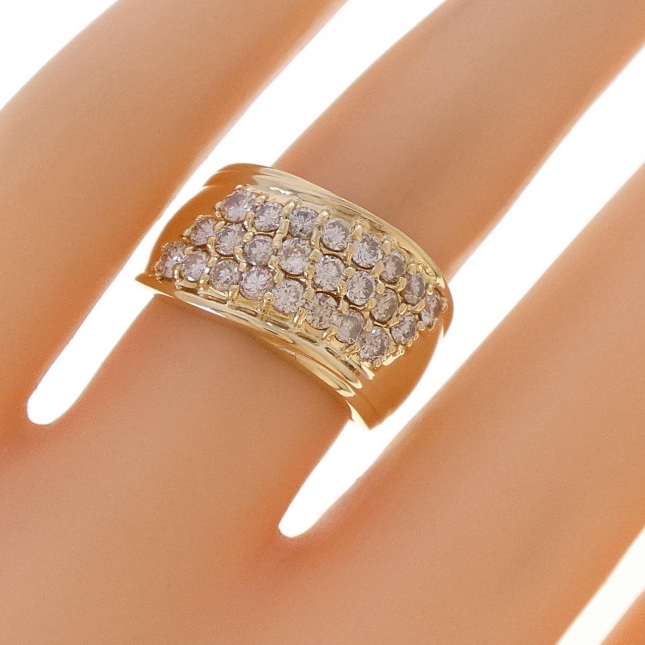 K18YG ダイヤモンド リング 1.00CT