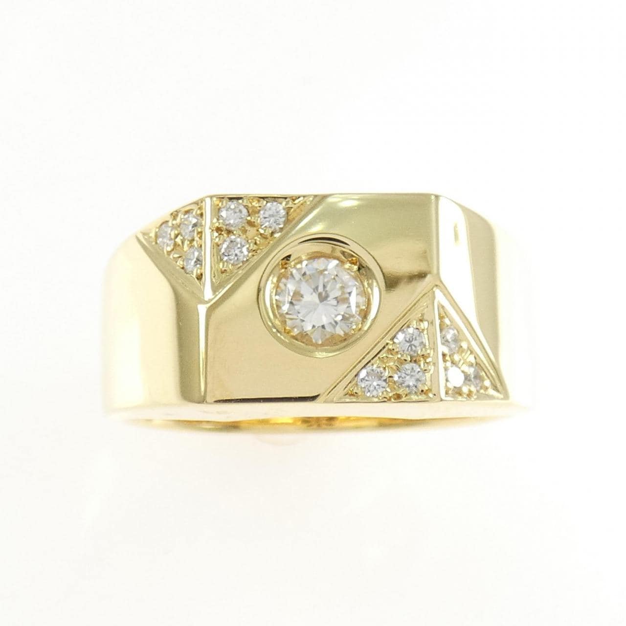 K18YG ダイヤモンド リング 0.27CT