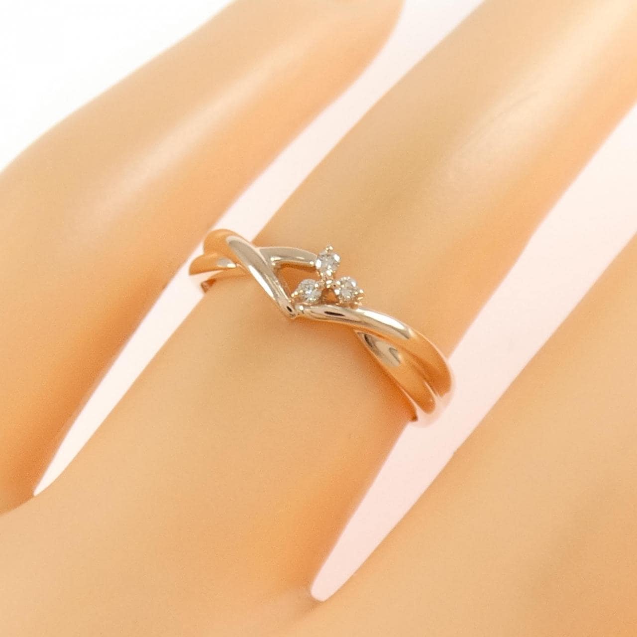 K10PG ダイヤモンド リング 0.03CT